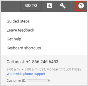 Contact Google AdWords customer support.