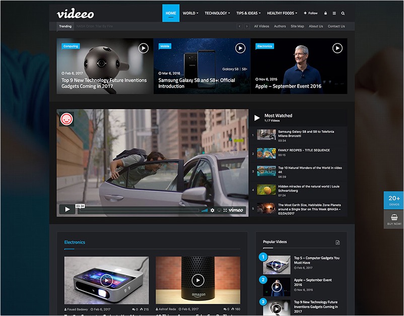 Video sharing WordPress