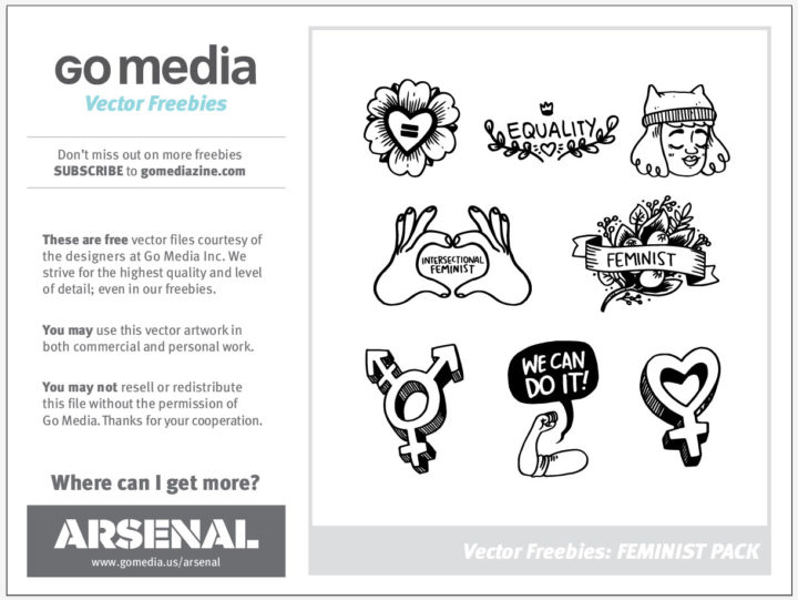 Free Feminist Vector Pack