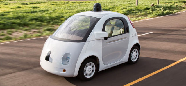 Google's Firefly car had no steering wheel or pedals.