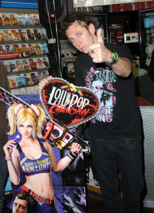 Writer/director James Gunn participates in the Warner Bros. Interactive Entertainment And Grasshopper Manufactures "Lollipop Chainsaw" Launch Party held at Gamestop on June 11, 2012 in West Hollywood, California. (Photo by Albert L. Ortega/Getty Images)