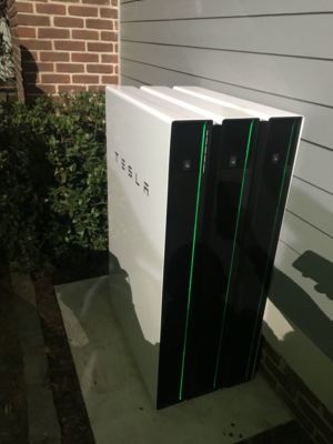 A Tesla Powerwall 2.