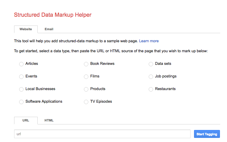 structured data markup help free technical seo tool