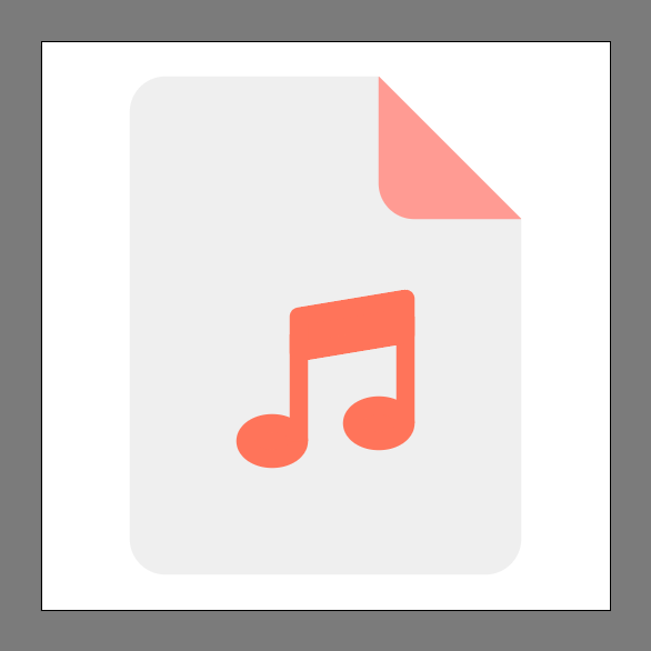 finished music file icon