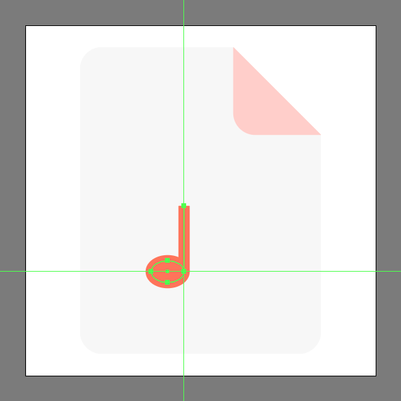 add stem using stroke line