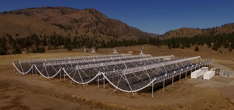 Image of a series of metal troughs.