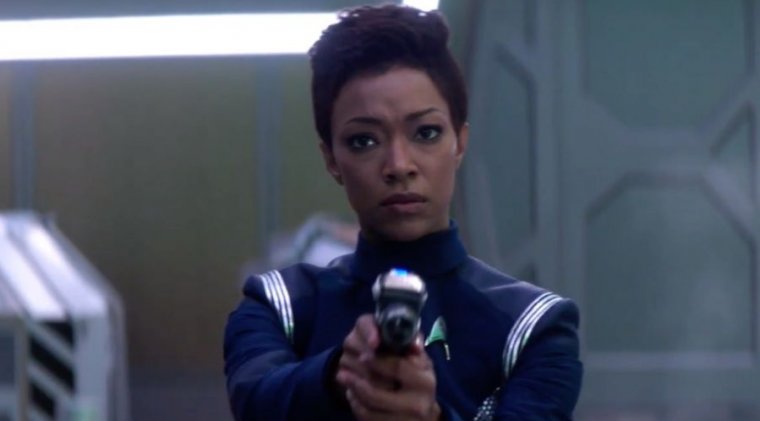 <em>Discovery</em> lead Sonequa Martin-Green as Starfleet officer Michael Burnham.