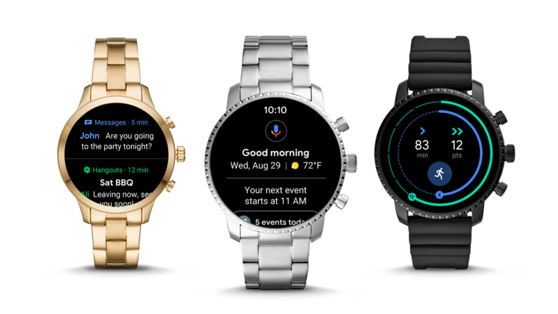 Image of Wear OS watches.