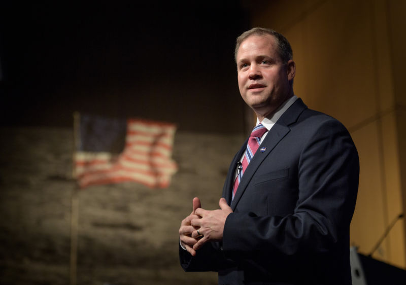 NASA Administrator Jim Bridenstine would like the agency to return to the Moon "fast" but sustainably.