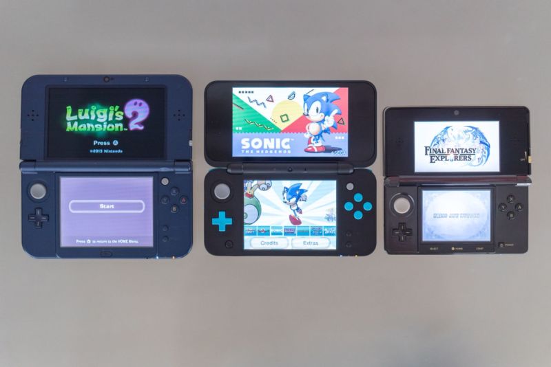 Just a few of the many 3DS hardware options still being supported by Nintendo.