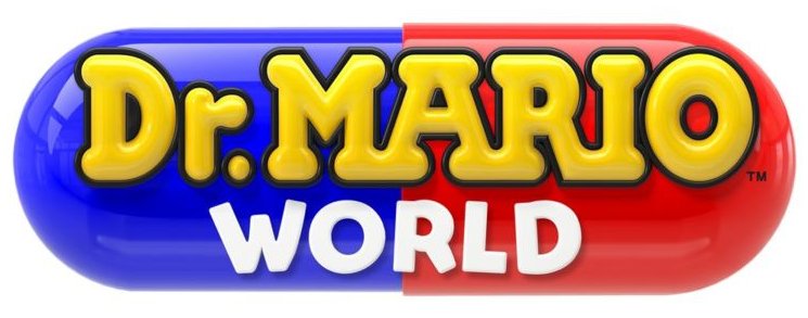 The logo for <em>Dar. Mario World</em>.