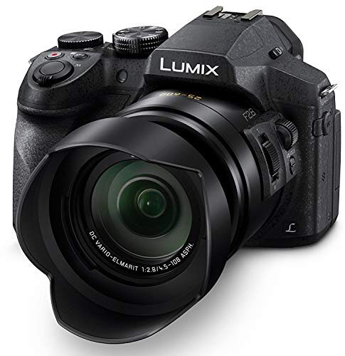 PANASONIC LUMIX FZ300 Long Zoom Digital Camera Features 12.1 Megapixel, 1/2.3-inch Sensor, 4K Video, WiFi, Splash & Dustproof Camera Body, Leica DC 24X F2.8 Zoom Lens - DMC-FZ300K - (Black) USA