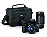 Canon EOS Rebel T5 Digital SLR Camera with EF-S 18-55mm IS II + EF 75-300mm f/4-5.6 III Bundle