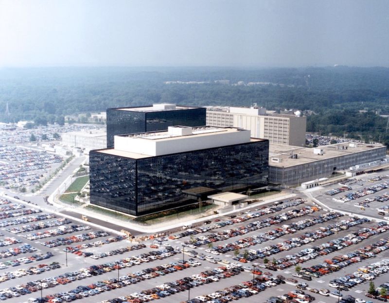 The National Security Agency headquarters in Fort Meade, Maryland.