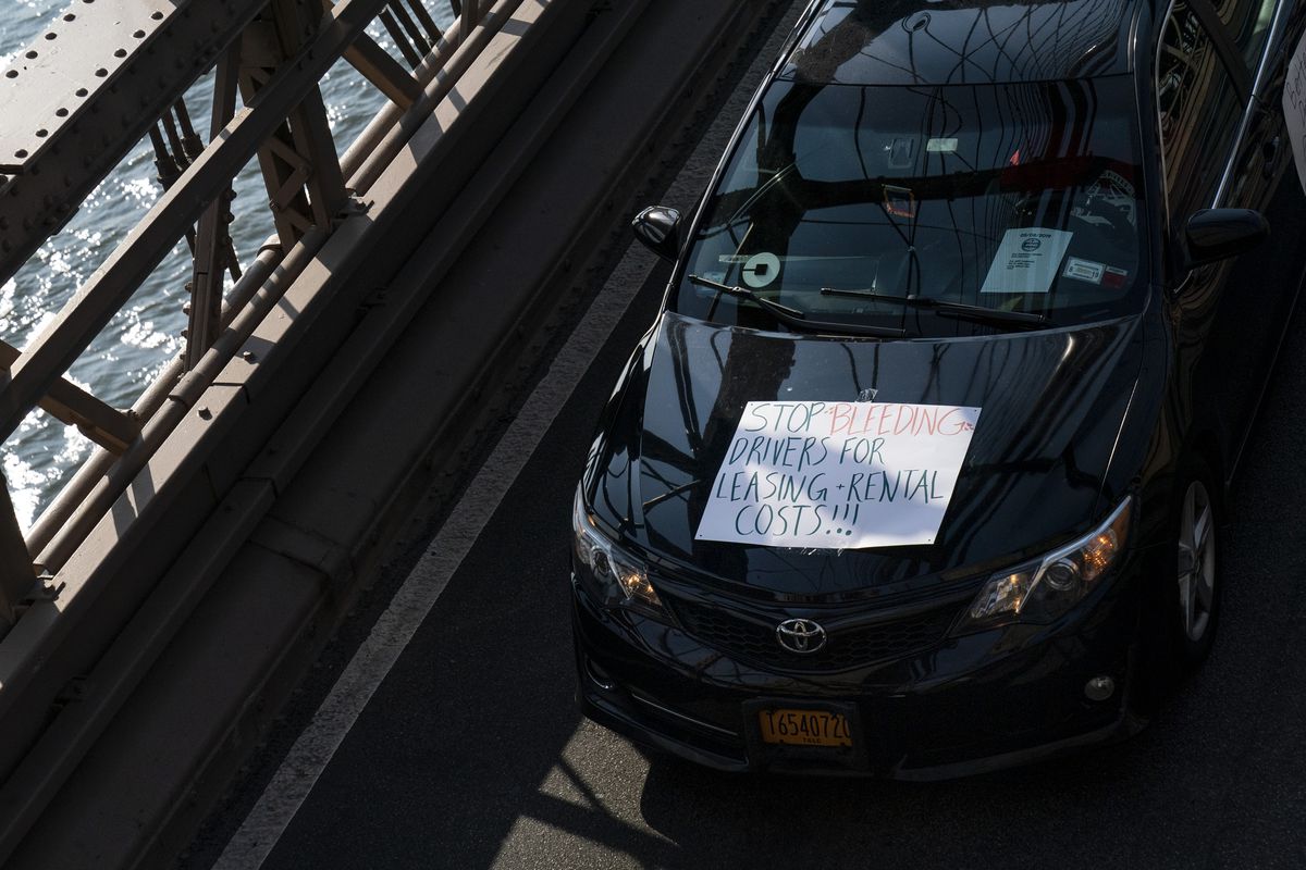 App-Based Drivers Hold Strike Across The U.S.