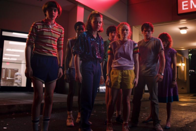 Eleven (Millie Bobby Brown) and the gang are back to face down yet another supernatural threat to Hawkins, Indiana, in the third season of <em>Stranger Things</em>.