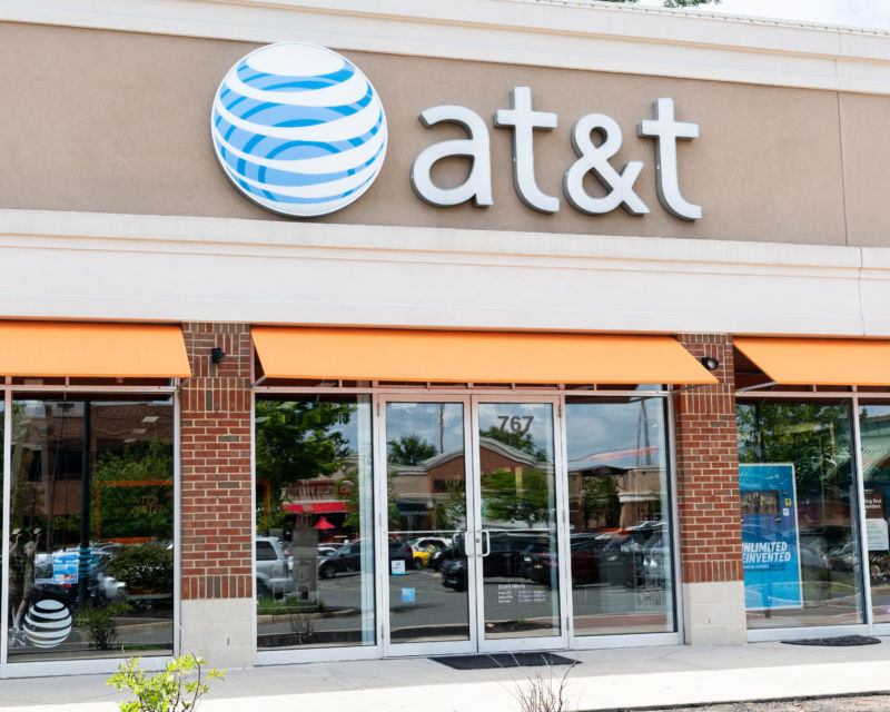 An AT&T store in New Jersey.