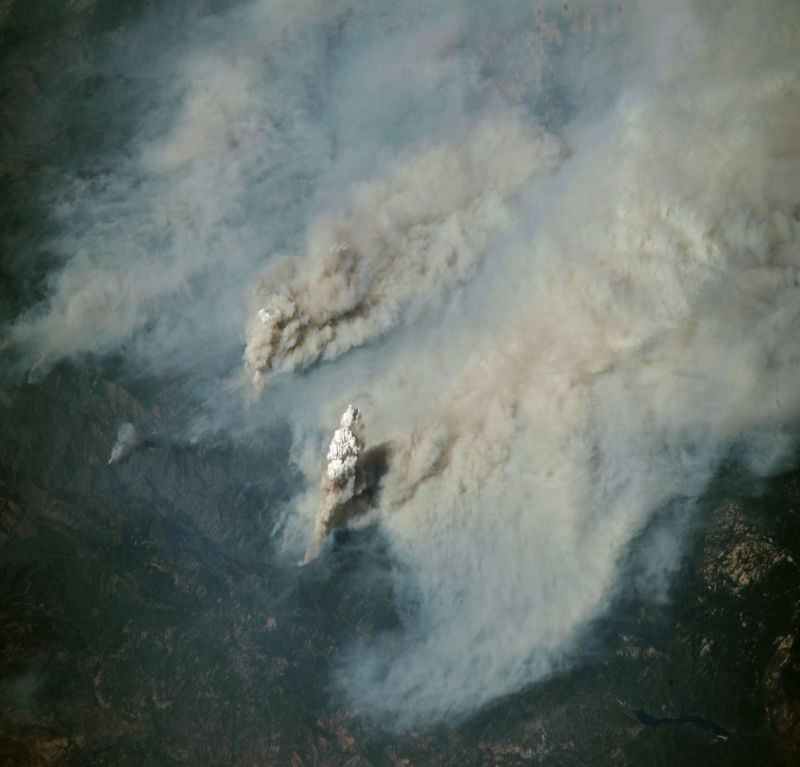 Clouds as seen from above.