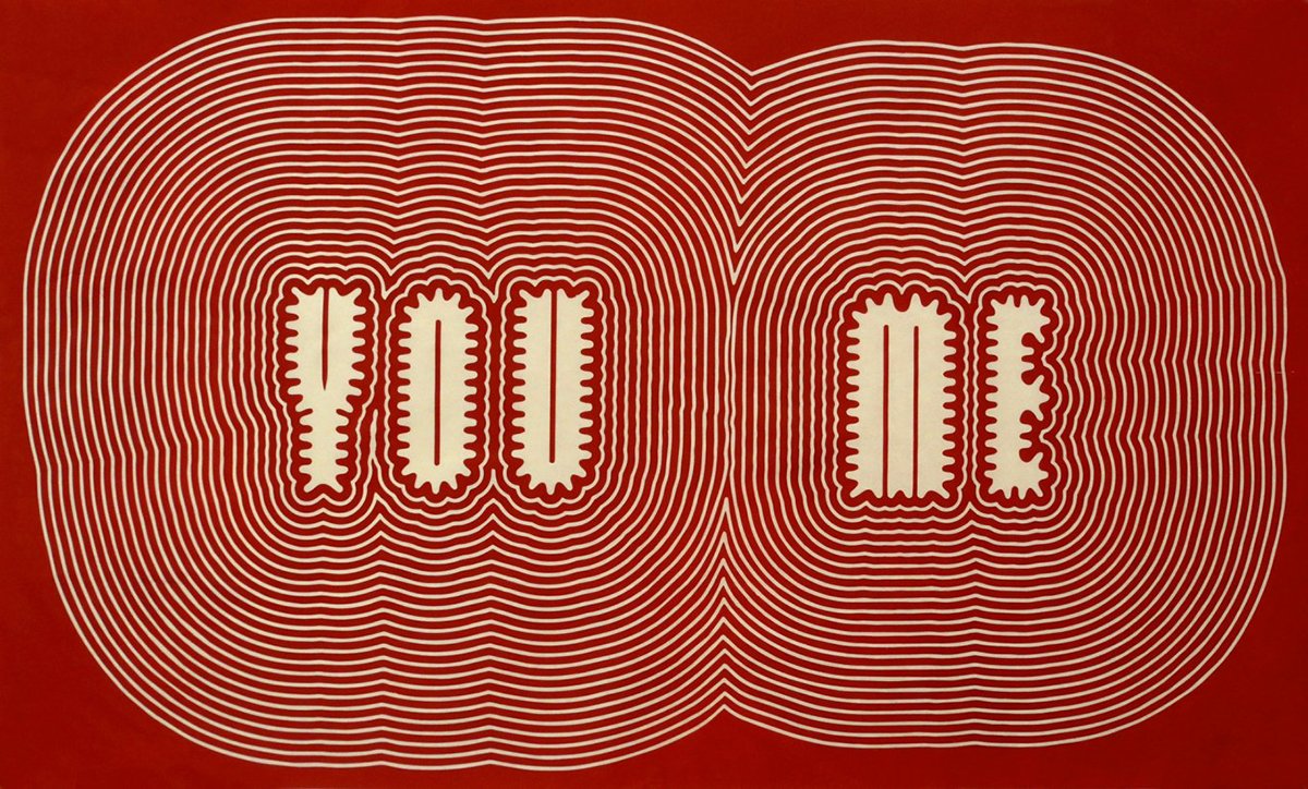 Paula Scher, "You Me", 2015