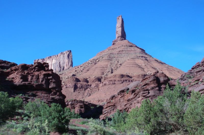 Castleton Tower in Utah's Moab National Park is a top rock-climbing destination.