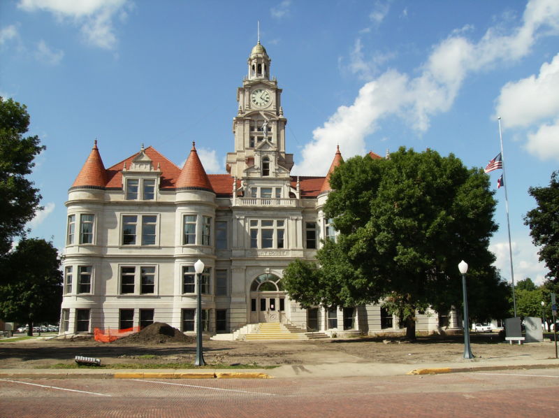 The Dallas County, Iowa, courthouse, the site of a penetration test gone wrong.