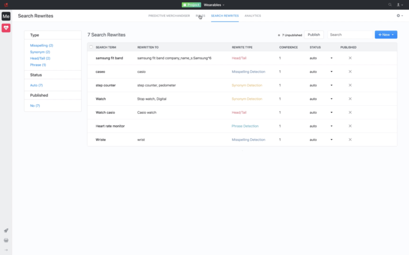 Fusion 5-Predictive Merchandiser-Search Rewrites