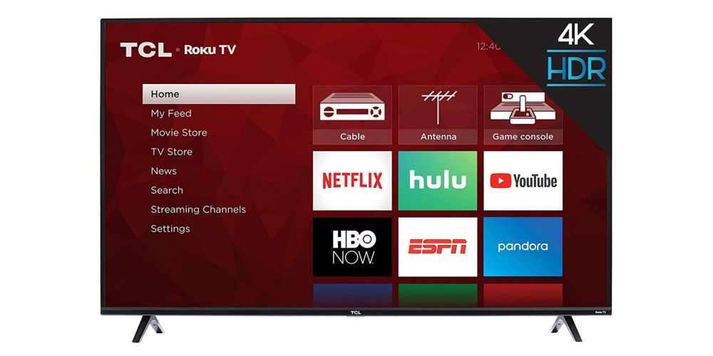 TCL 50S425 50 inch 4K Smart LED Roku TV (2019) - $279.99