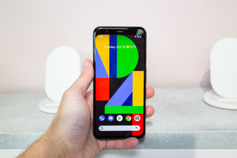 The Pixel 4.