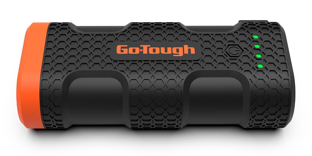 GO-TOUGH Power Bank with LED Flashlight