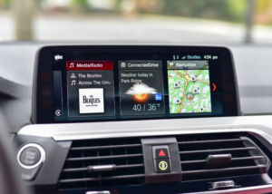 iDrive on a 2019 BMW X4, which offers Wireless CarPlay support.