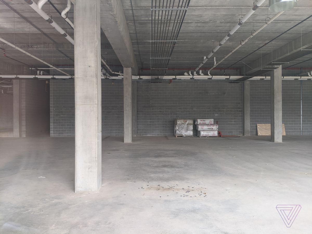 The empty Foxconn “innovation center” in Eau Claire, Wisconsin, on April 10th, 2020