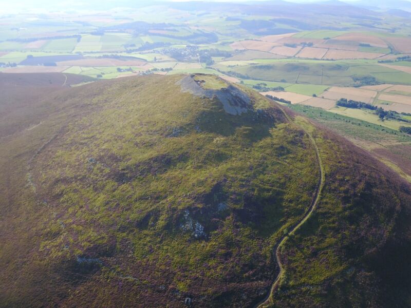 A huge Scottish hillfort was the largest settlement in medieval Britain