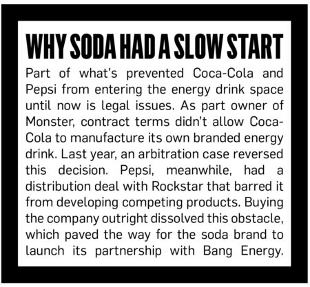 a short sidebar about how soda got its start in energy drinks