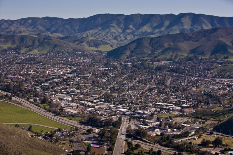 The city of San Luis Obispo in 2013.