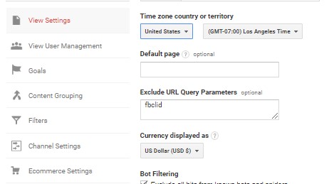 Adding FBCLID to Google Analytics