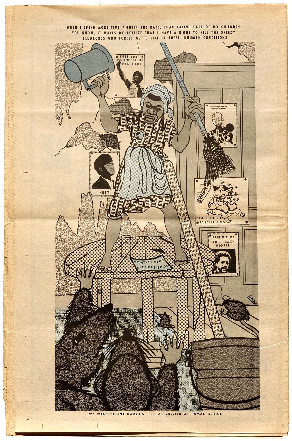 Emory Douglas Black Panther editorial