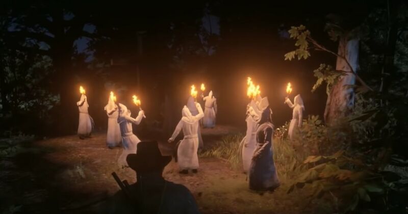 Hackers had been spawning these character models from the single player version of <em>Red Dead Redemption 2</em> in the multiplayer Red Dead Online.