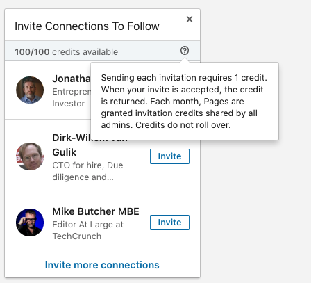 LinkedIn to Prevent Users From Spamming Page Follow Invites