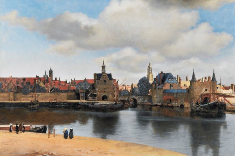 Johannes Vermeer's <em>View of Delft</em> is considered to be his greatest masterpiece.