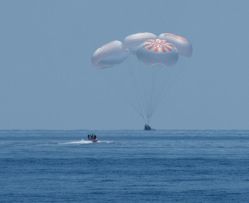 Crew Dragon landing