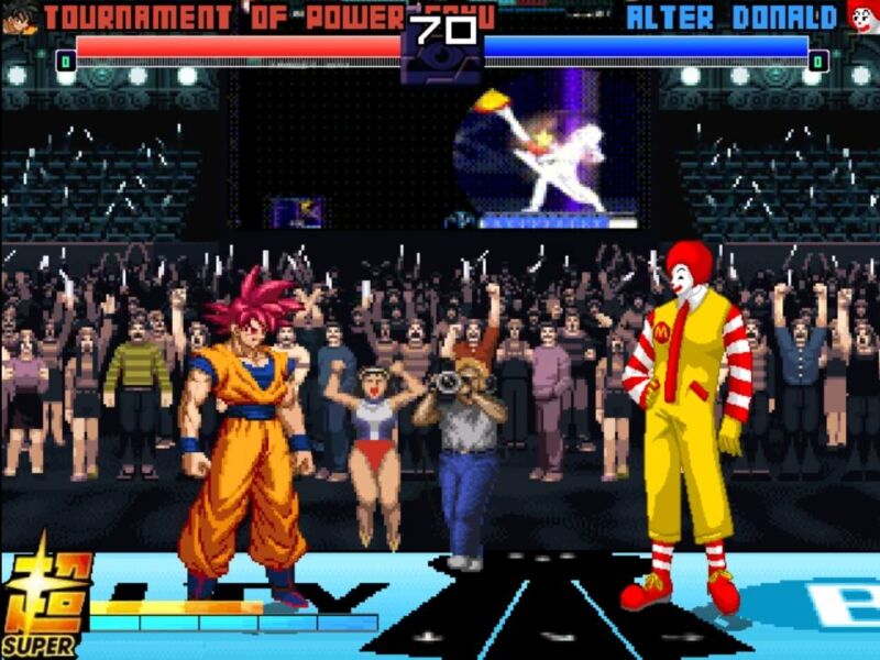 Screenshot from video game MUGEN.