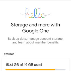 <em>You can now use Google One for free storage up to 15GB.</em>