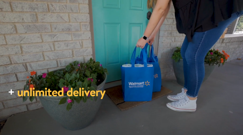 If you've ever wanted full bags of groceries to semi-magically appear on your doorstep, Walmart has a proposition for you.