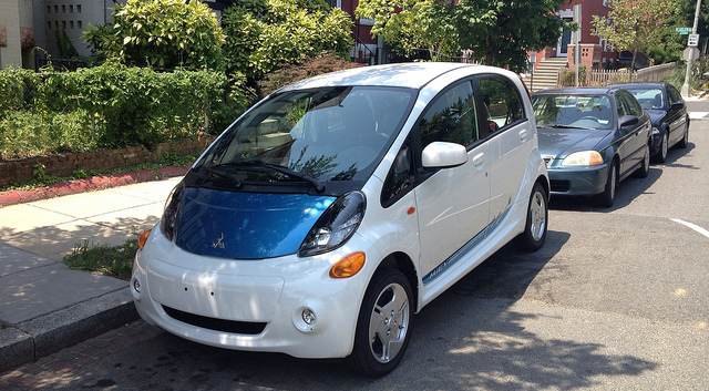 The Mitsubishi i-MiEV, as seen when we tested it in 2011.