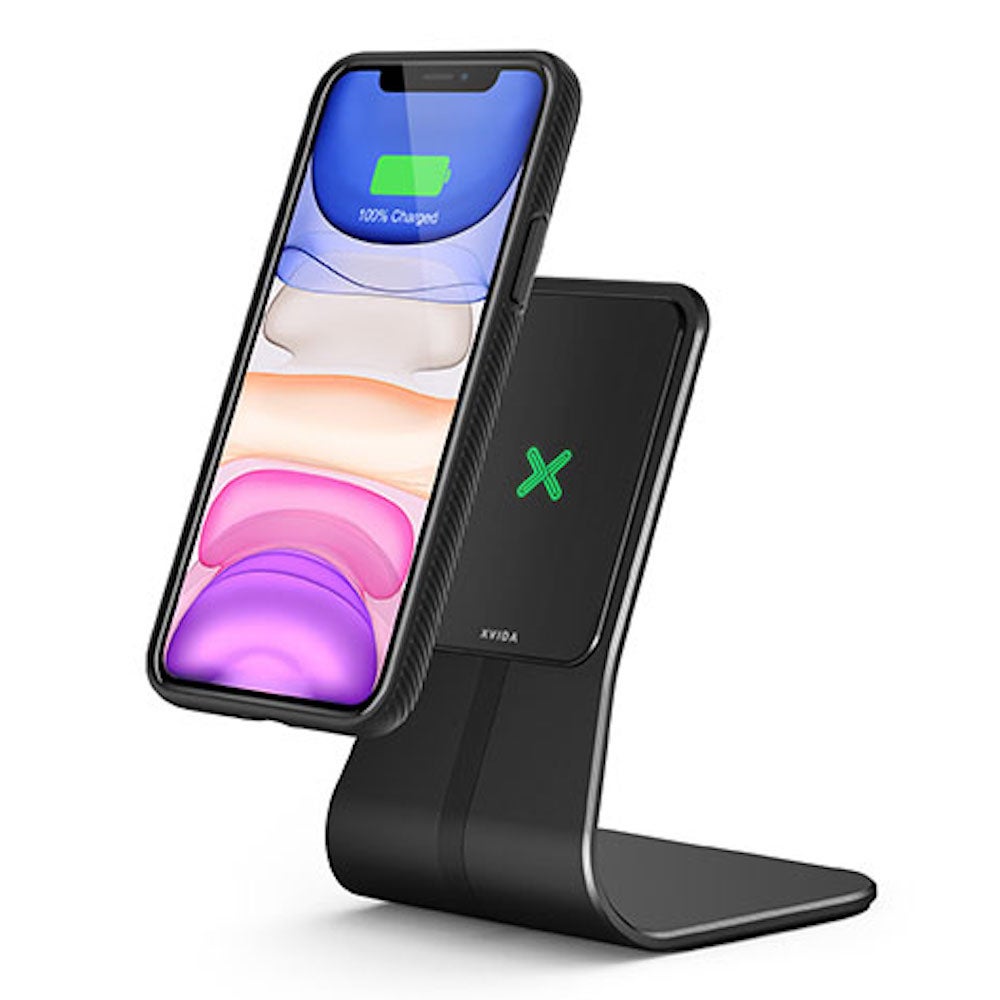 Home & Office Kit: Qi Charging Desk Stand + iPhone Case