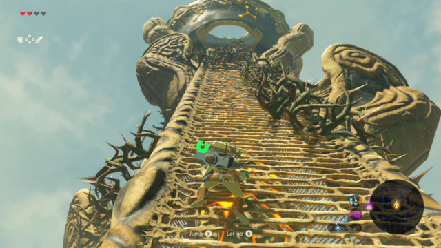 The "climb a tower to get a map" thing is a bit played out, but <i>Breath of the Wild</i> makes it work.