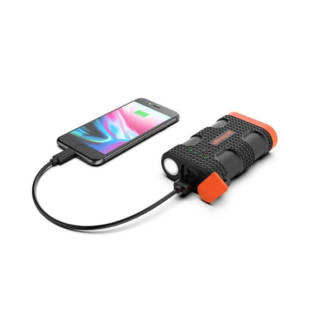 GO-TOUGH Power Bank with LED Flashlight