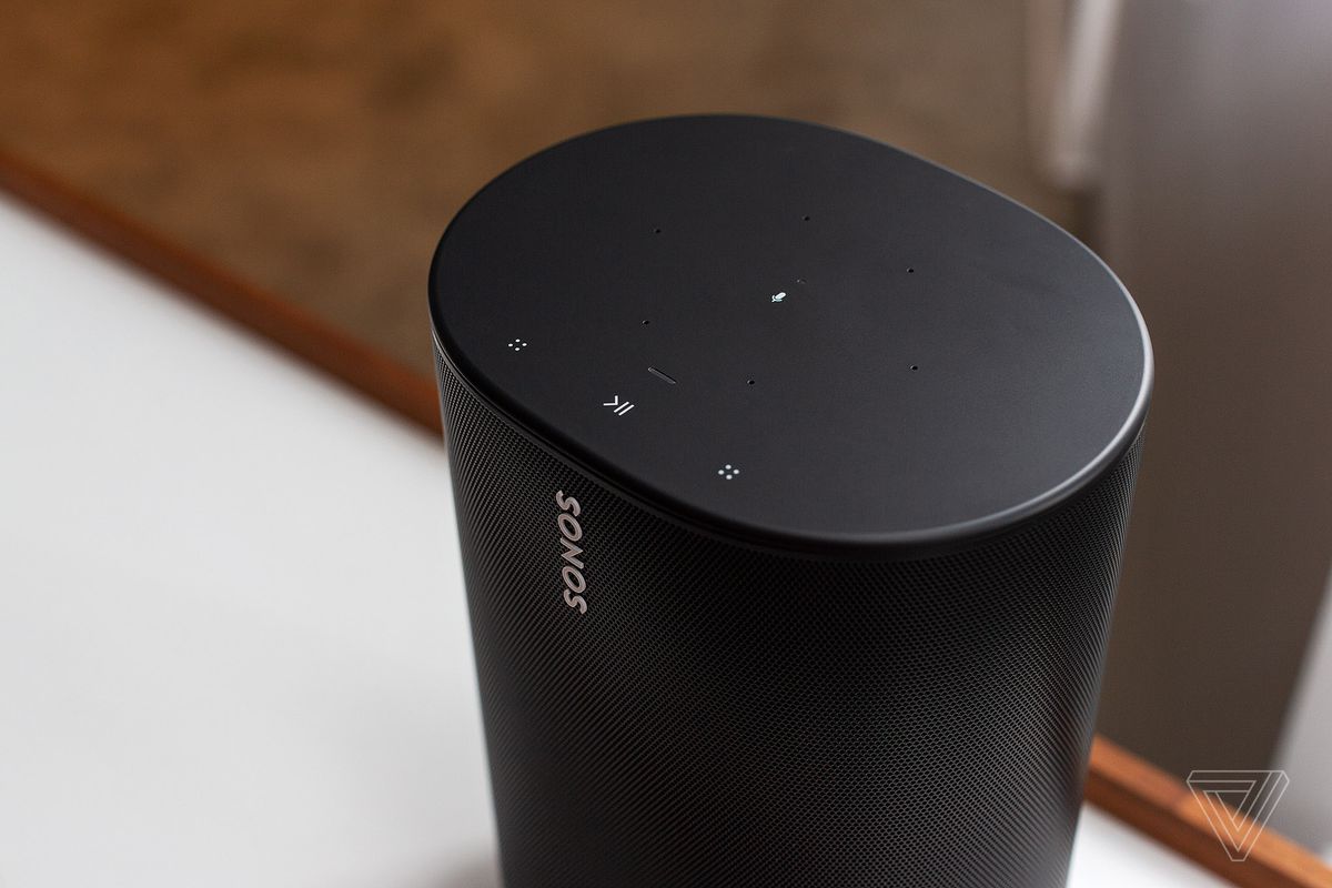 A Sonos Move speaker