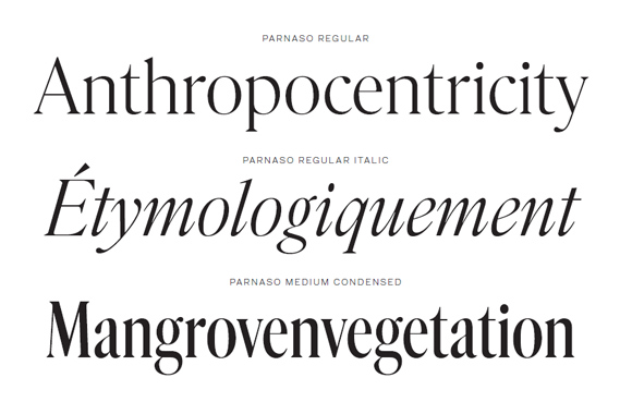 Top 20 Fonts: Parnaso