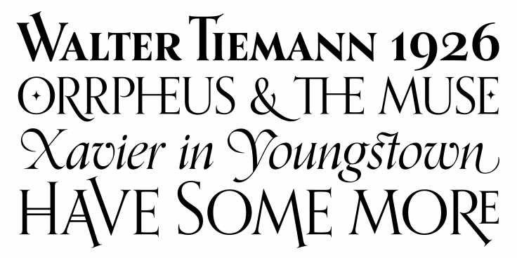 Top 20 Fonts: Orpheus